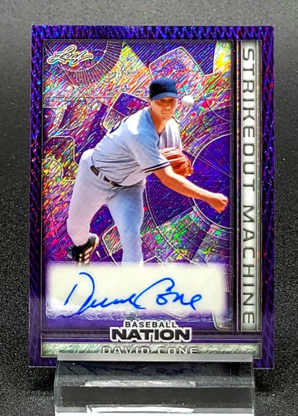 2025 David Cone 1/7 Strikeout Machine Auto New York Yankees Legendary Pitcher
